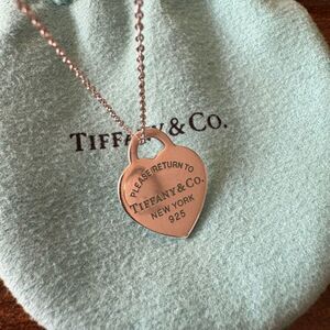 Tiffany & Co. Blue Heart Necklace